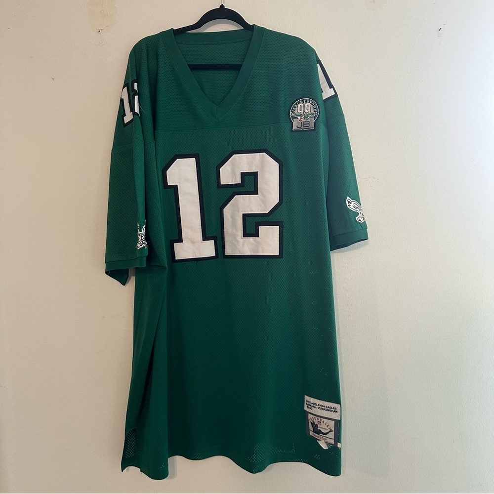 Mitchell & Ness Philadelphia Eagles Green Jersey